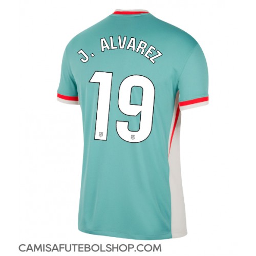 Camisa de time de futebol Atletico Madrid Julian Alvarez #19 Replicas 2º Equipamento 2024-25 Manga Curta